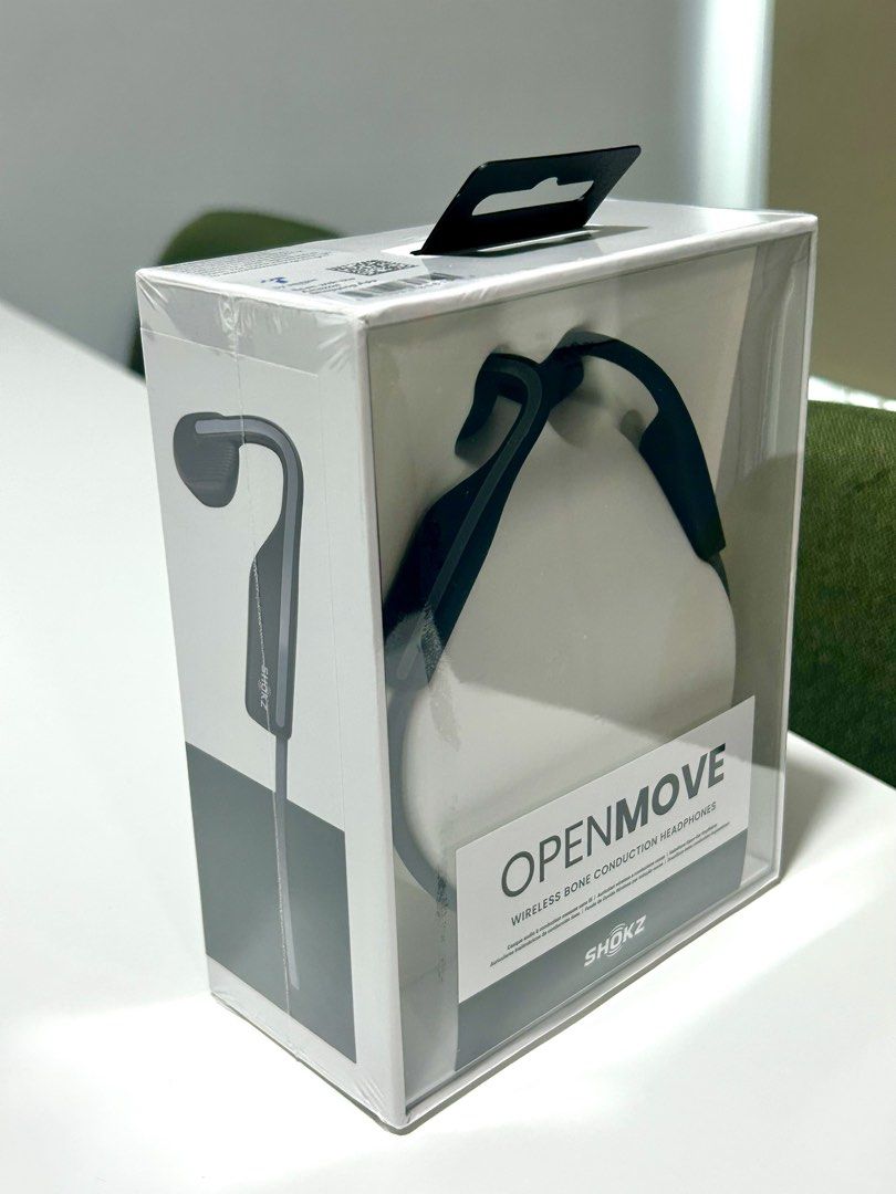 Shokz OpenMove Wireless Bone Conduction Headphones (Category: Headphones & Headsets) located in Mandaluyong City. Submitted by micadaite (Listing ID 1439688910, Image 1). Description: - Shokz OpenMove Wireless Headphones - Color: Grey - Bone conduction technology: Delivers music through your cheekbones - Allows you to stay aware of ambient sounds - Includes: Headphones and sealed box - Made in Vietnam - Model: S661 - Sealed.