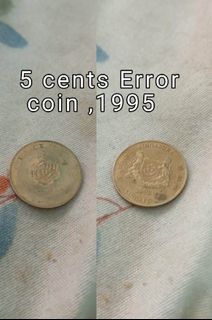 Singapore 2nd series coin Error - no date, Hobbies & Toys, Memorabilia ...