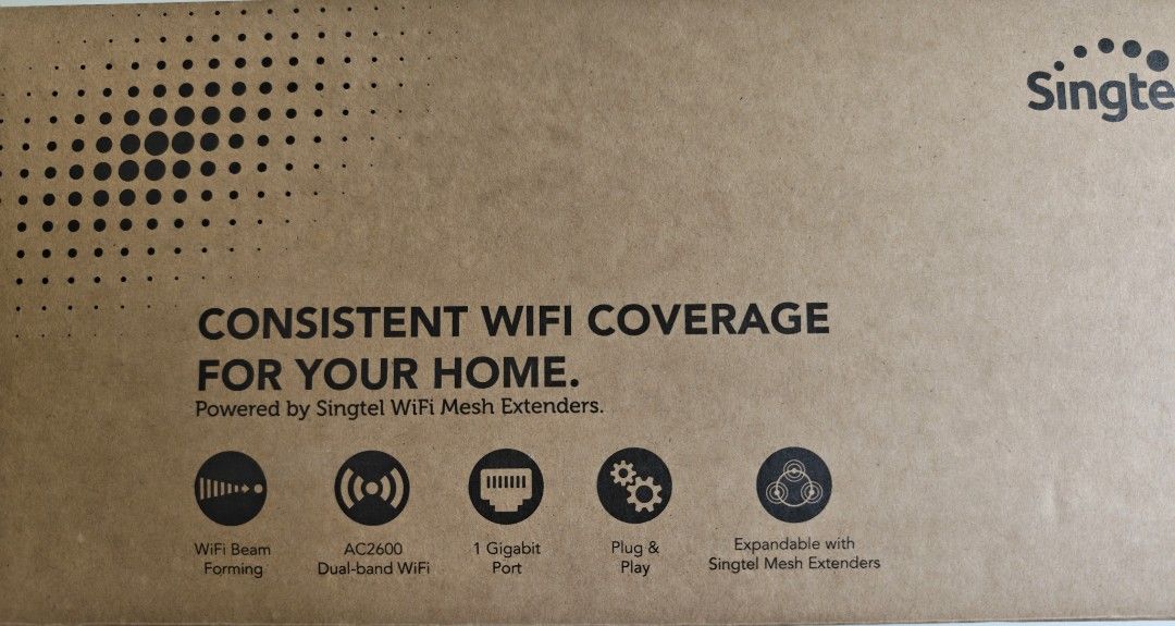 Singtel Mesh Extender AC2600 (Dual Pack)462793139637473282