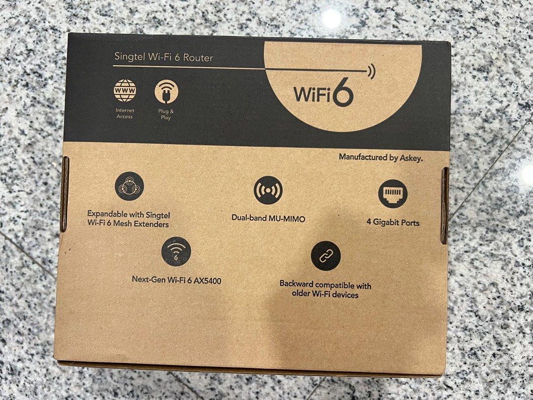 Singtel Wi-Fi 6 Router462792249668413442