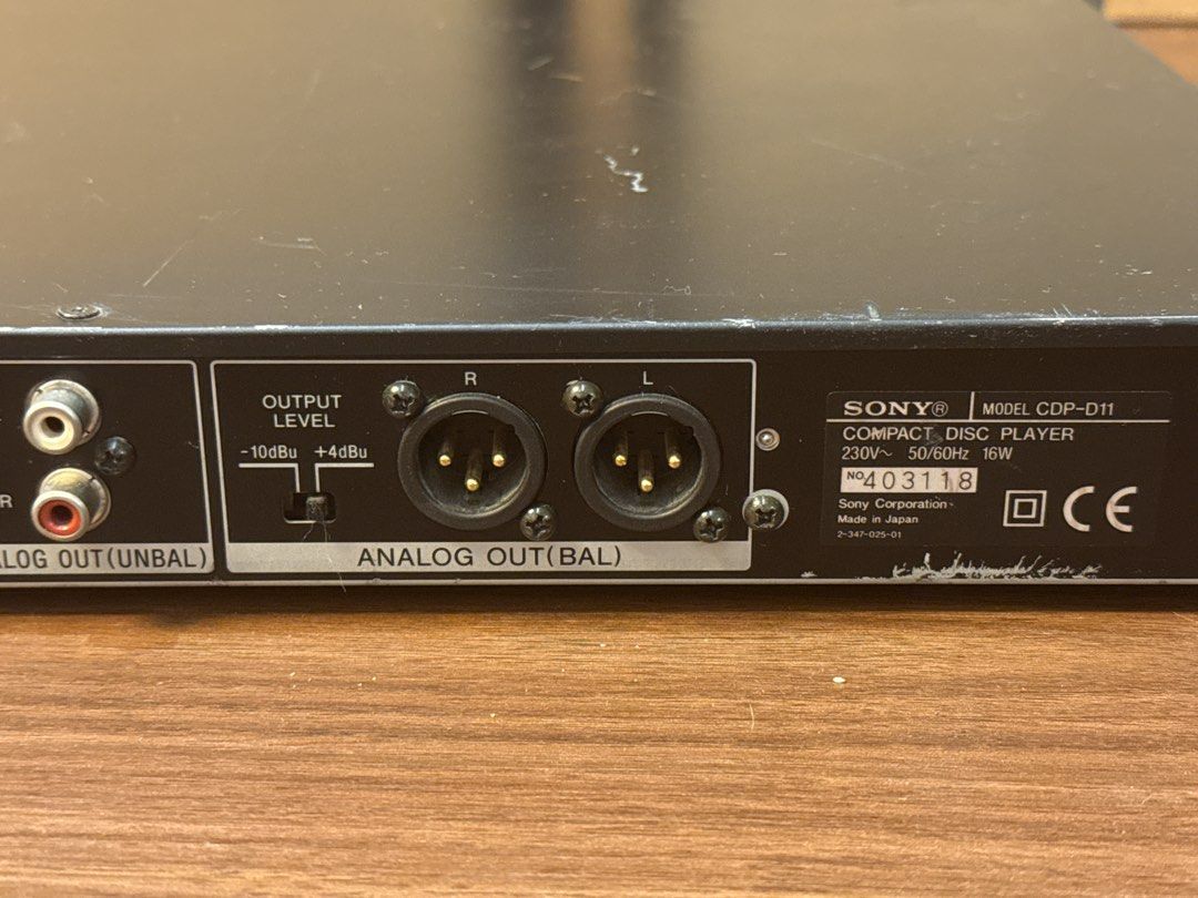 Sony CDP-D11 Compact Disc Player463154513414072323