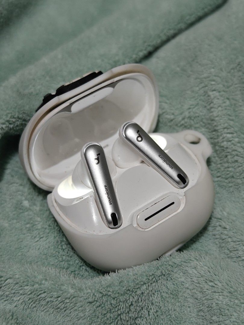 Soundcore Liberty 4 NC (Category: Earphones) located in Quezon City. Submitted by zpl23 (Listing ID 1439714704, Image 1). Description: 9/10 Good Condition Free Case Complete box and accessories Reduce Noise By Up to 98.5%: Noise Cancelling Adapts to Ears and Environments: Crisp Sound with 3x More Detail: Sculpt Your Sound Profile: 10H/50H Worry-Free Battery:.