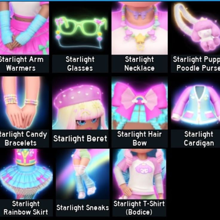 Starlight set | Royale high, Roblox (Category: In-Game Products) located in Manila. Submitted by soph.0 (Listing ID 1439688688, Image 1). Description: . 📌 Please read before buying! • Payment goes first before I send the item. • After paying, send me a screenshot of your payment. • No refunds once the deal is done, so please be sure before buying! 💬 How our transaction works: • Message me your offer and send the payment. • Send proof of payment
