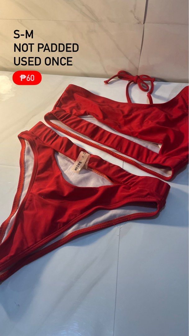 Swimsuits For Sale (Category: Bikinis & Swimsuits) located in Caloocan City. Submitted by __soleil (Listing ID 1439610210, Image 2). Description: Bnew Swimsuits Shein/Zaful Size: Small - Medium ₱129 each All bnew unless dictated as used. .