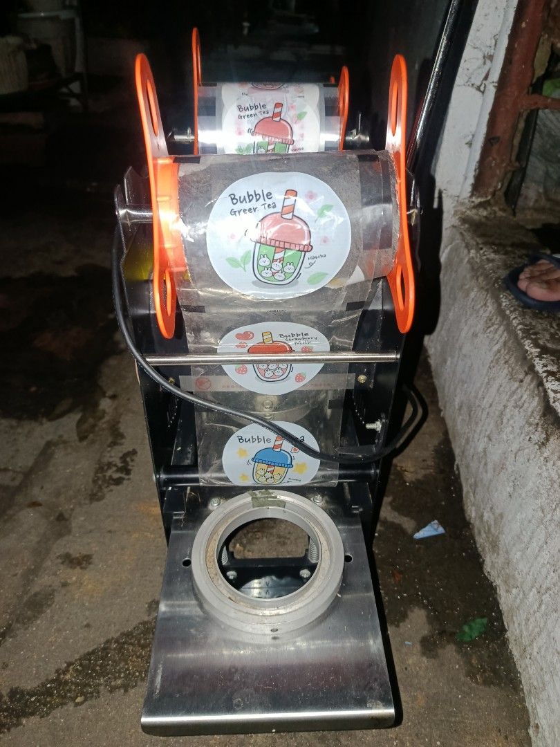 Tea Cup Sealer Machine (Category: Other Kitchen Appliances) located in Las Pinas. Submitted by martryan (Listing ID 1439668462, Image 2). Description: NEGOTIABLE IF INTERESTED!!.
