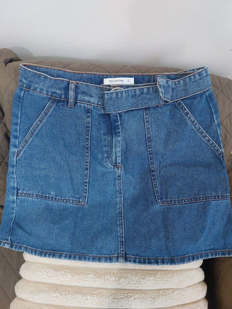 Terranova Denim Skirt - Size M (Category: Skirts) located in Mandaluyong City. Submitted by declutterwithkinah (Listing ID 1439711872, Image 1). Description: rfs lost weight.