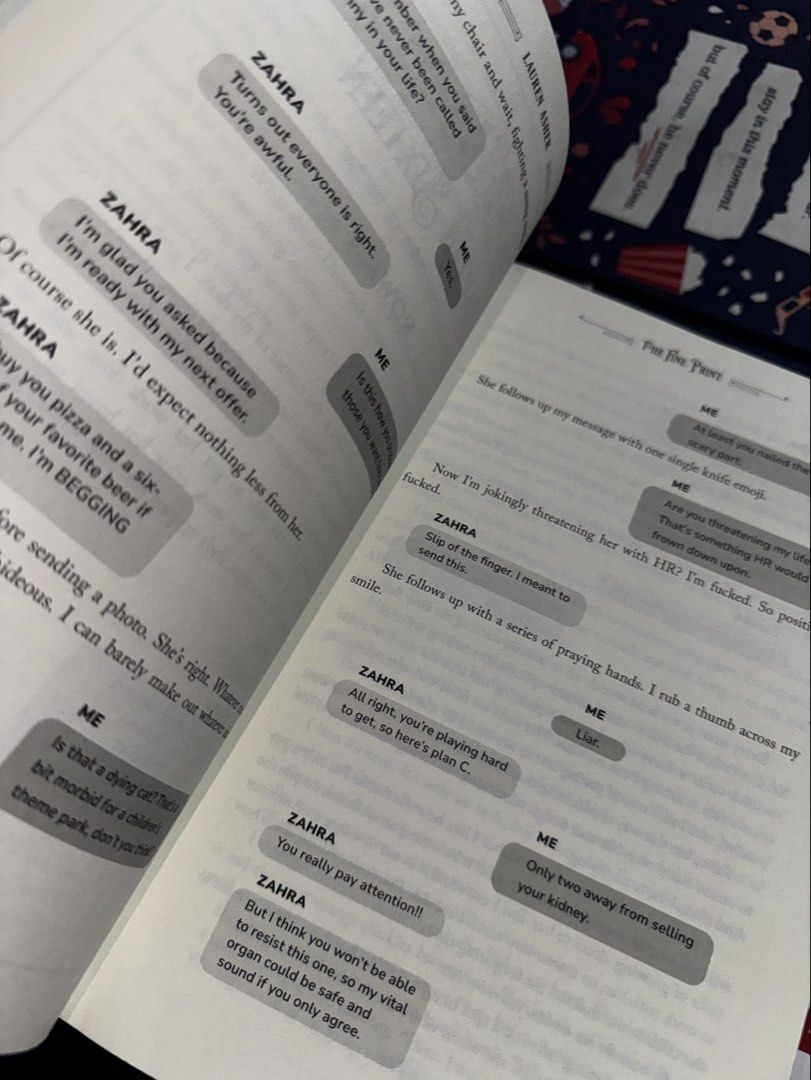 The Fine Print by Lauren Asher (Category: Storybooks) located in Imus. Submitted by ashley.az (Listing ID 1439675828, Image 2). Description: "The Fine Print" by Lauren Asher Bought from Amazon for $30.99 (P1,800) RFS: Decluttering .