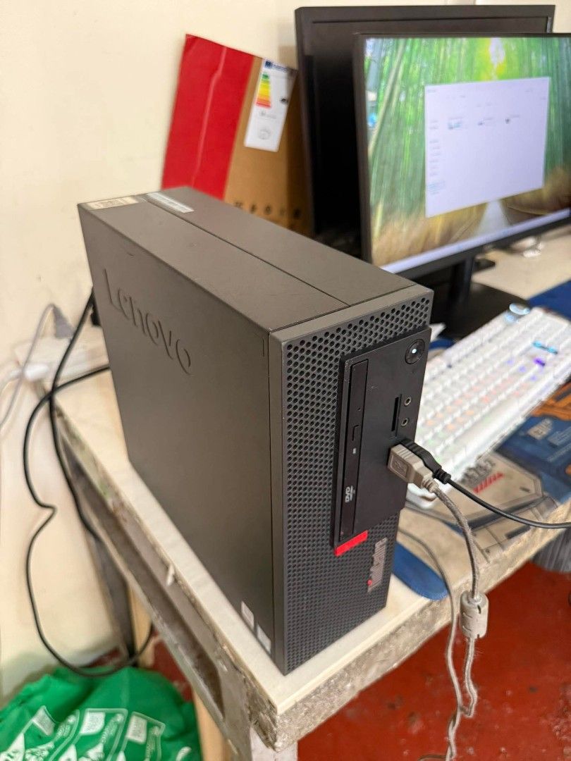 Thinkcentre m720e micro tower system unit (Category: Desktops) located in Manila. Submitted by happyearth.953a15 (Listing ID 1439739961, Image 1). Description: Thinkcentre m720e micro tower system unit I5 9th gen Intel UHD Graphics 630 8gb ram ddr4 128gb nvme 1TB HDD Windows 11 pro OS Unit with power cord 💸💸 8,000 Location: San Andres bukid manila Pick up or deliver.