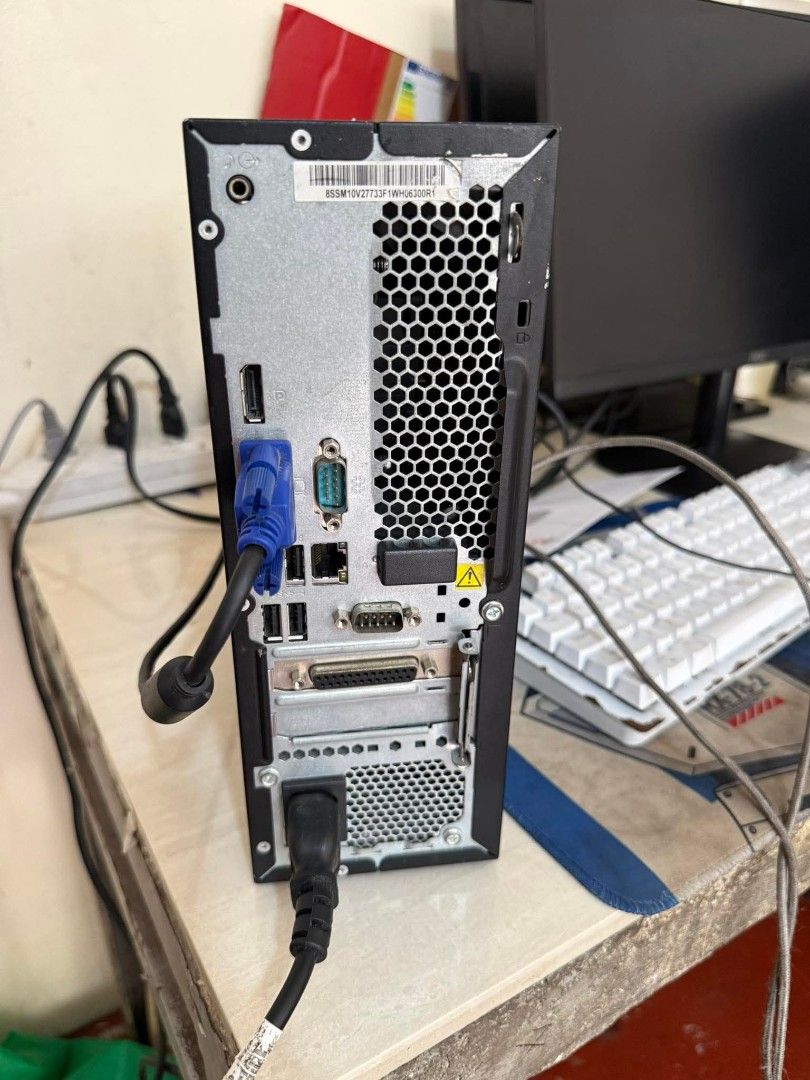 Thinkcentre m720e micro tower system unit (Category: Desktops) located in Manila. Submitted by happyearth.953a15 (Listing ID 1439739961, Image 2). Description: Thinkcentre m720e micro tower system unit I5 9th gen Intel UHD Graphics 630 8gb ram ddr4 128gb nvme 1TB HDD Windows 11 pro OS Unit with power cord 💸💸 8,000 Location: San Andres bukid manila Pick up or deliver.