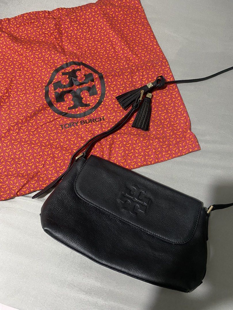 Tory Burch Black Leather Crossbody Bag (Category: Luxury Bags & Wallets) located in Angeles City. Submitted by its.sian (Listing ID 1439706189, Image 1). Description: rts: need funds .