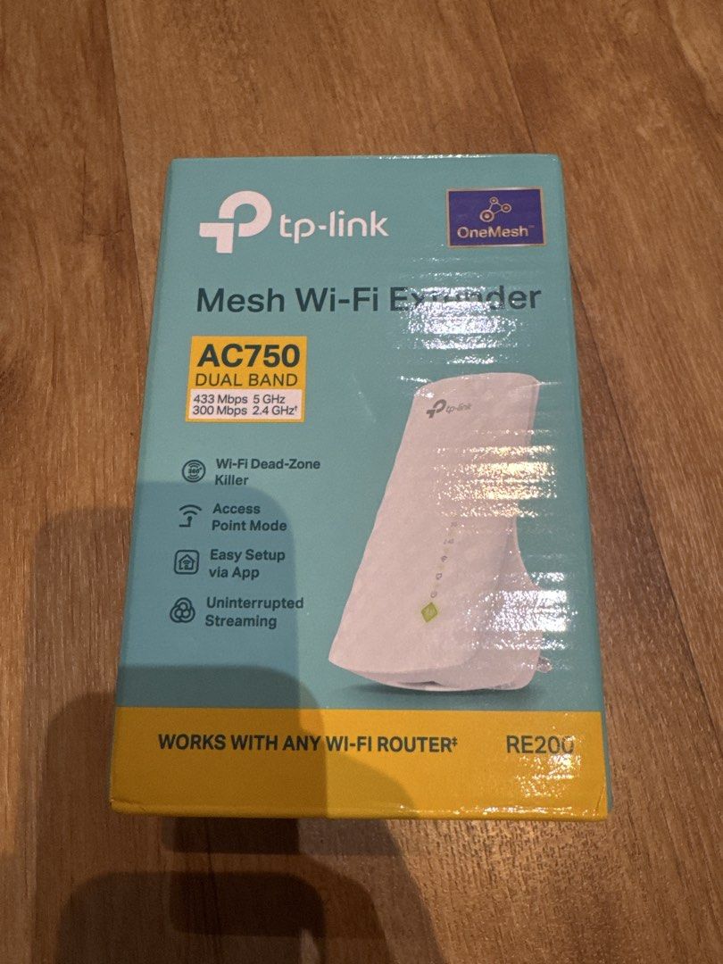 TP-Link RE200 AC750 Mesh Wi-Fi Extender462693455910686720