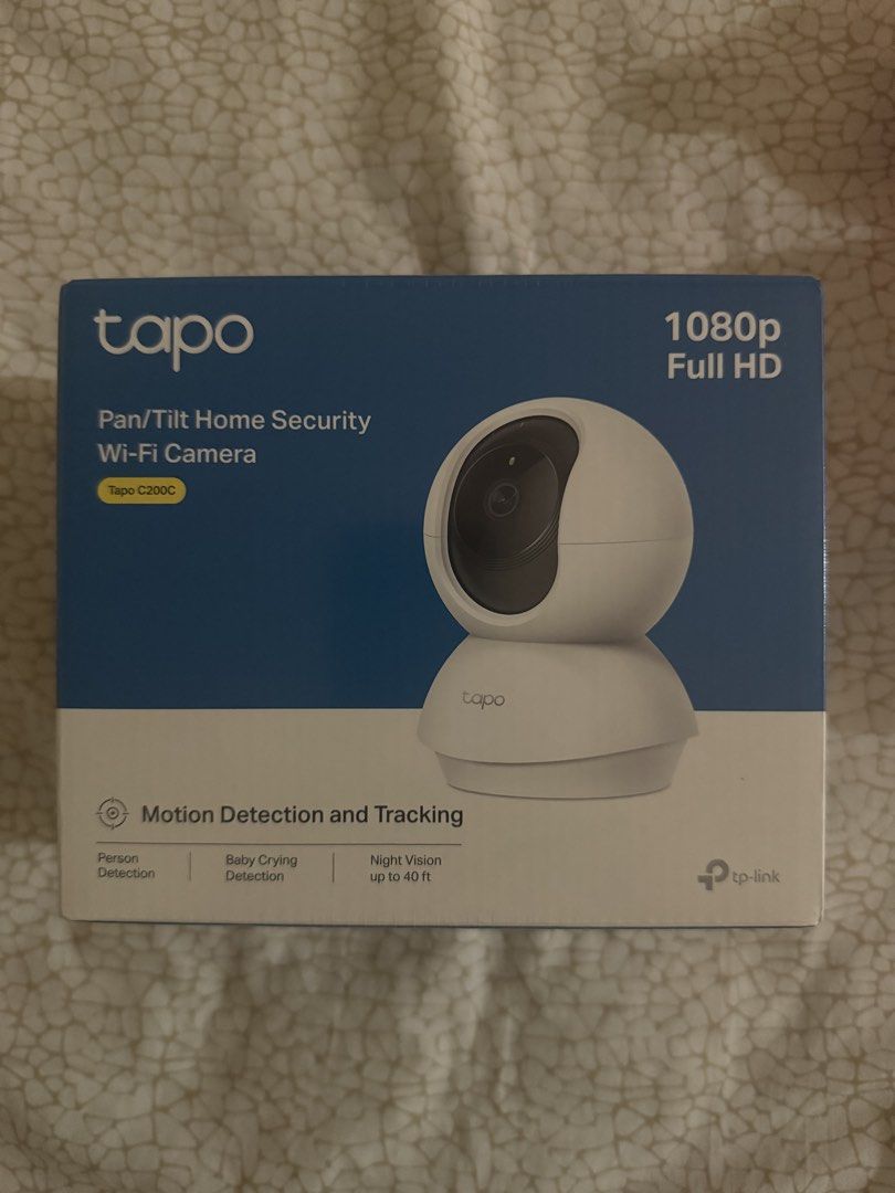 TP-Link Tapo C200C CCTV Camera (Category: Security Systems & CCTV Cameras) located in Quezon City. Submitted by shoptillyoudrop777 (Listing ID 1439748623, Image 1). Description: The CCTV Camera impresses with its clear video and audio, easy installation, and reliable wireless connection. It delivers sharp 1080p video and crisp audio, making it ideal for indoor security. Additionally, the camera offers straightforward setup and dependable wireless