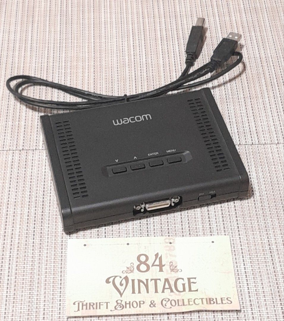 Wacom Cintiq 12WX Converter Box (Category: Office & Business Technology) located in Las Pinas. Submitted by 84vintage (Listing ID 1439628968, Image 1). Description: Wacom Cintiq 12WX Converter Box. Box#3 Actual photos posted. Please examine them carefully as they are part of the description. --📌 MUST READ Before Dealing with us 📌-- ⚠️Price is posted. No lowballs please. ⚠️Vintage items are only sold As Is Where Is. If you want new items without