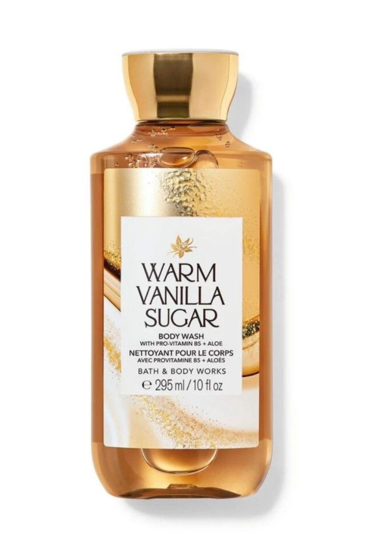 Warm Vanilla sugar Body wash (Category: Bath) located in Manila. Submitted by msonsonshop (Listing ID 1416953689, Image 2). Description: Enjoying an irresistibly creamy, sweet treat in your coziest cashmere. Fragrance notes: intoxicating vanilla, white orchid, sparkling sugar, fresh jasmine and creamy sandalwood.