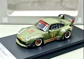 Fuelme 1:64 - RWB LBWK Porsche 993 Rothmans, Hobbies & Toys, Toys