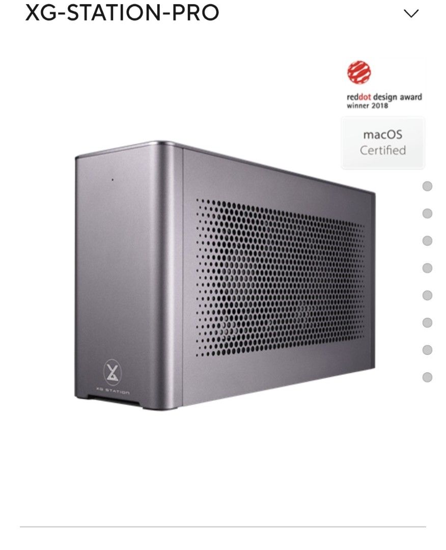 XG-STATION-PRO External GPU Enclosure with graphics card463174091534520320