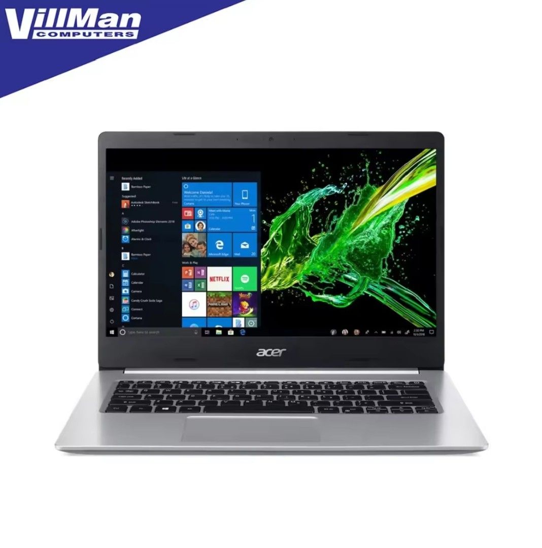 Acer Aspire 5 Laptop (Category: Laptops & Notebooks) located in Quezon City. Submitted by benpiko (Listing ID 1439920702, Image 2). Description: - Acer Aspire 5 Laptop (Model A514-52K) - Intel Core i3-7020U Processor - 4GB DDR4 RAM - 1TB Hard Drive Storage - 14-inch HD Acer ComfyView LED-backlit Display - Windows 10 Home Pre-installed - Bluetooth 5.0 - HDMI Port Bought at Villman. I used this for work for around a few months, still in great condi
