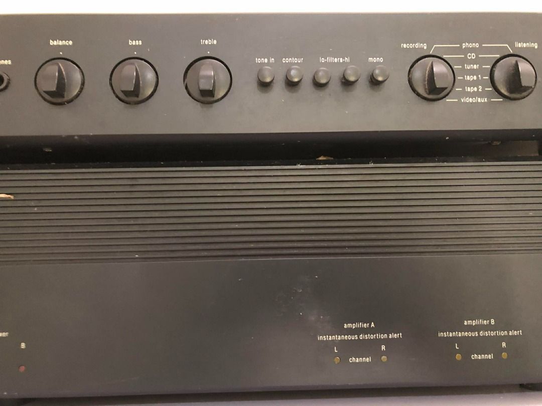 Adcom Pre Amplifier and Adcom power amplifier (Category: Soundbars, Speakers & Amplifiers) located in Iloilo. Submitted by eulneversee (Listing ID 1439835467, Image 3). Description: 1.)Adcom model GFP-555 Preamplifier (Year 1986-90) Specifications: Frequency response: 5Hz to 85kHz Total harmonic distortion: 0.003% Input sensitivity: 2.3mV (MM), 200mV (line) Signal to noise ratio: 90dB (MM), 100dB (line) Channel separation: 75dB (line) Output: 2V 