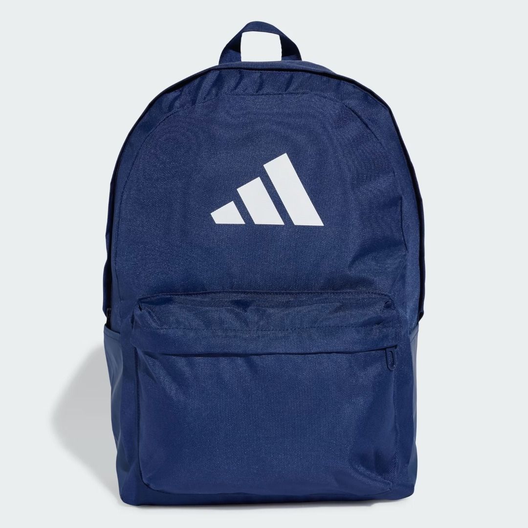 adidas Classic 3 Bar Logo Backpack- dark Blue (Category: Backpacks) located in Davao. Submitted by barato2017 (Listing ID 1439935801, Image 1). Description: adidas Classic 3 Bar Logo Backpack SRP: 1,400Php Our Price: 1,150Php On Hand !!!!!! 100% AUTHENTIC/ ORIGINAL Brand New with Tag Dimensions: 15 cm x 31 cm x 44 cm Volume: 27.5 L Main Material: 100% Polyester(100% Recycled) / Lining: 100% Polyester(100% Recycled) / Padding: 100% Polyethylene Fr