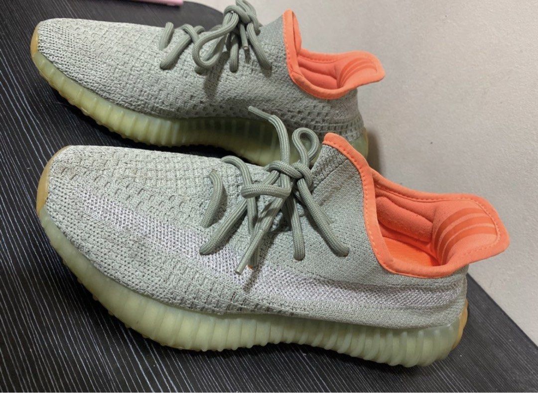 Adidas Yeezy Boost 350 V2 Dessert Sage (Category: Sneakers) located in Manila. Submitted by kyllyzzle (Listing ID 1439825907, Image 3). Description: Adidas Yeezy Boost 350 V2 'Dessert Sage' Size: US 5 1/2, UK 5, FR 38 Condition: 9/10 (needs cleaning only) No box Price is negotiable Pm for more detailed pics Meetup around pasig or angeles pampanga.