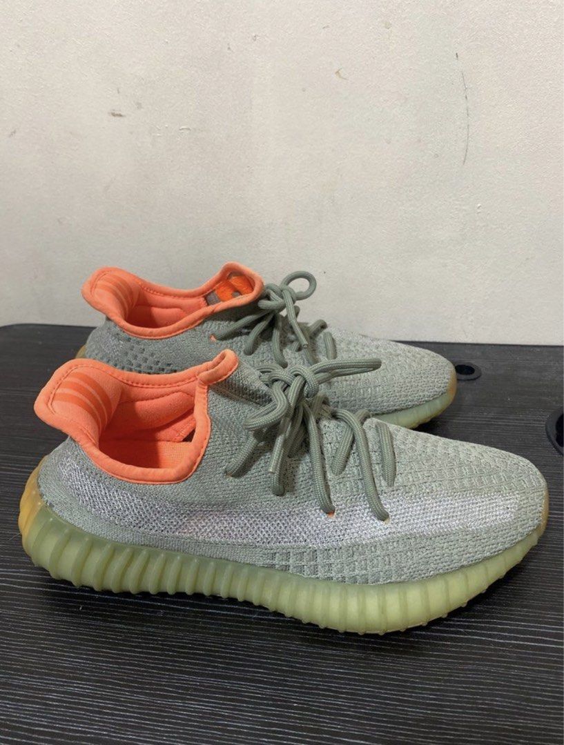 Adidas Yeezy Boost 350 V2 Dessert Sage (Category: Sneakers) located in Manila. Submitted by kyllyzzle (Listing ID 1439825907, Image 2). Description: Adidas Yeezy Boost 350 V2 'Dessert Sage' Size: US 5 1/2, UK 5, FR 38 Condition: 9/10 (needs cleaning only) No box Price is negotiable Pm for more detailed pics Meetup around pasig or angeles pampanga.