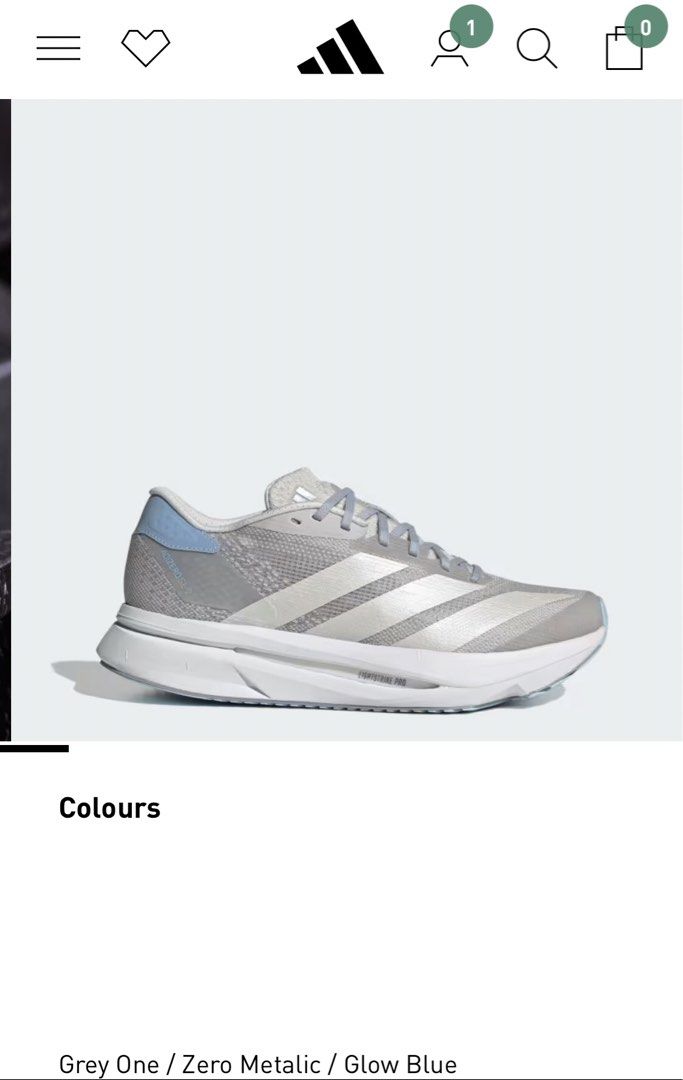 Adizero SL 2 W (Category: Sneakers) located in Muntinlupa City. Submitted by afterclass_ph (Listing ID 1439869230, Image 1). Description: bought in store for 6500 last feb selling now bcs never used due to wrong purchase of size muntinlupa city.