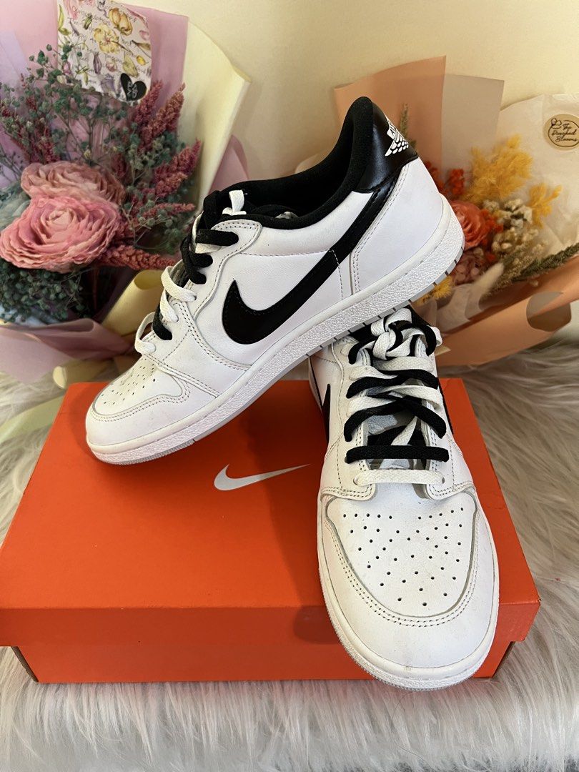 Air Jordan 1 Low White Black (Worn Once) (Category: Sneakers) located in Caloocan City. Submitted by jhensengo (Listing ID 1439932130, Image 1). Description: Air Jordan 1 Low “Black White / Panda” 🤍🖤 Worn once only ✨Very clean and well-kept pair. Details: • Air Jordan 1 Low • Black White / Panda colorway • Size: EU 44 / UK 9 / CM 28• Product code: FB9933-102 • Includes original box • Easy to style with casual, sporty, and streetwear outfits Cla