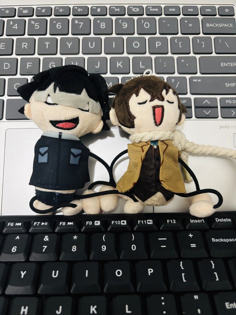 anime plushies (Category: Plushies & Soft Toys) located in Quezon City. Submitted by wjkp14_ (Listing ID 1439902635, Image 2). Description: popmart geto - ₱550 narumi & dazai - ₱350 ea rfs: decluttering metro manila x rush shipping.