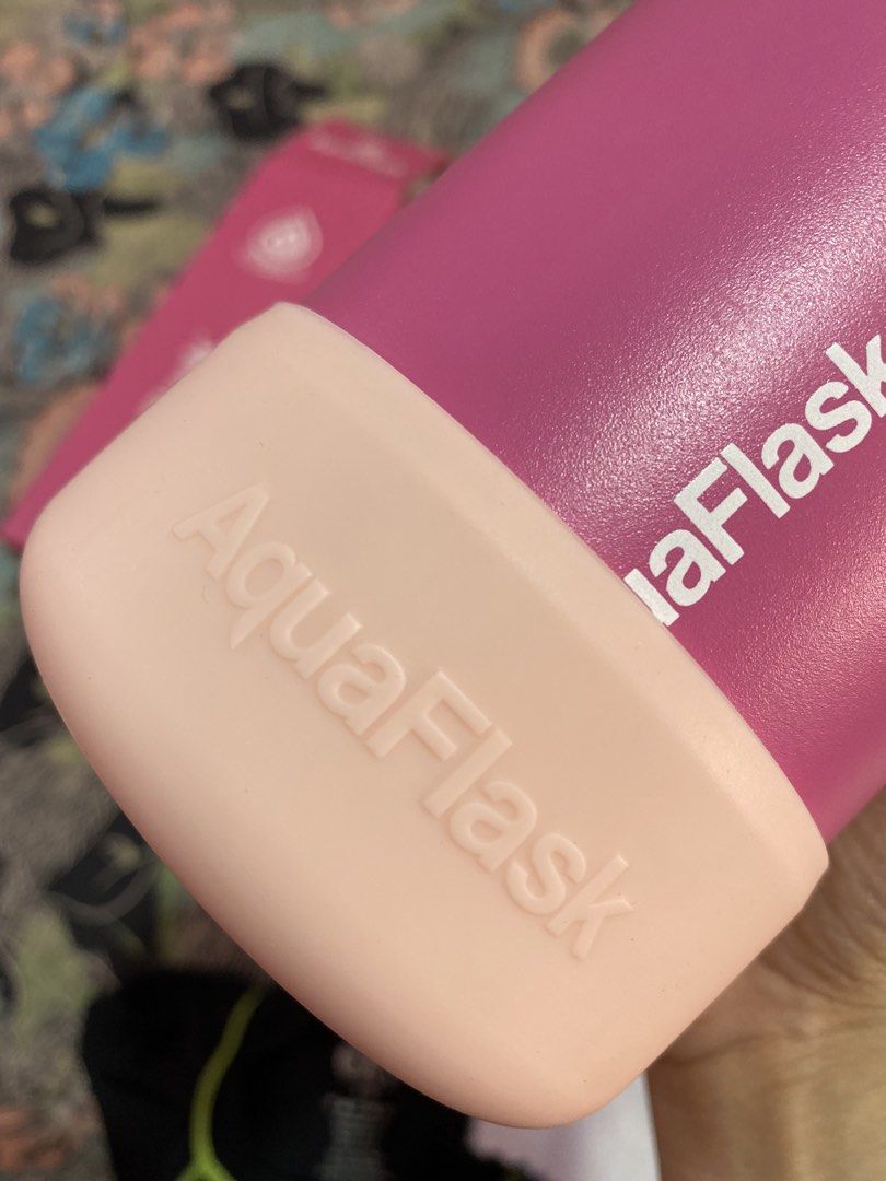 AquaFlask 40oz Sorbet Pink Insulated Water Bottle with Free Boot (Category: Water Bottles & Tumblers) located in Tarlac. Submitted by reezie_finds (Listing ID 1439962796, Image 3). Description: 📍Tarlac City Shipping fee shoulder by the Buyer :) - Includes original box and lid. -Free light pink boot..