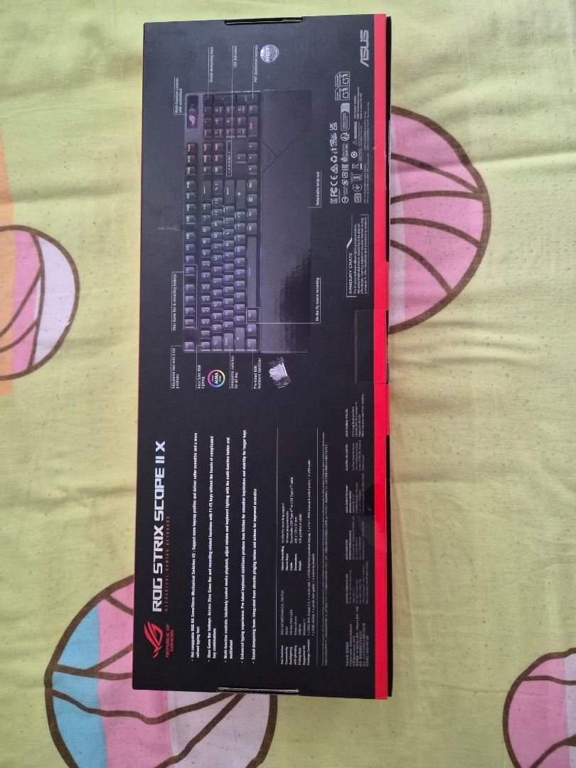 ASUS ROG Strix Scope II X Optical Mechanical Gaming Keyboard (WIRED ...