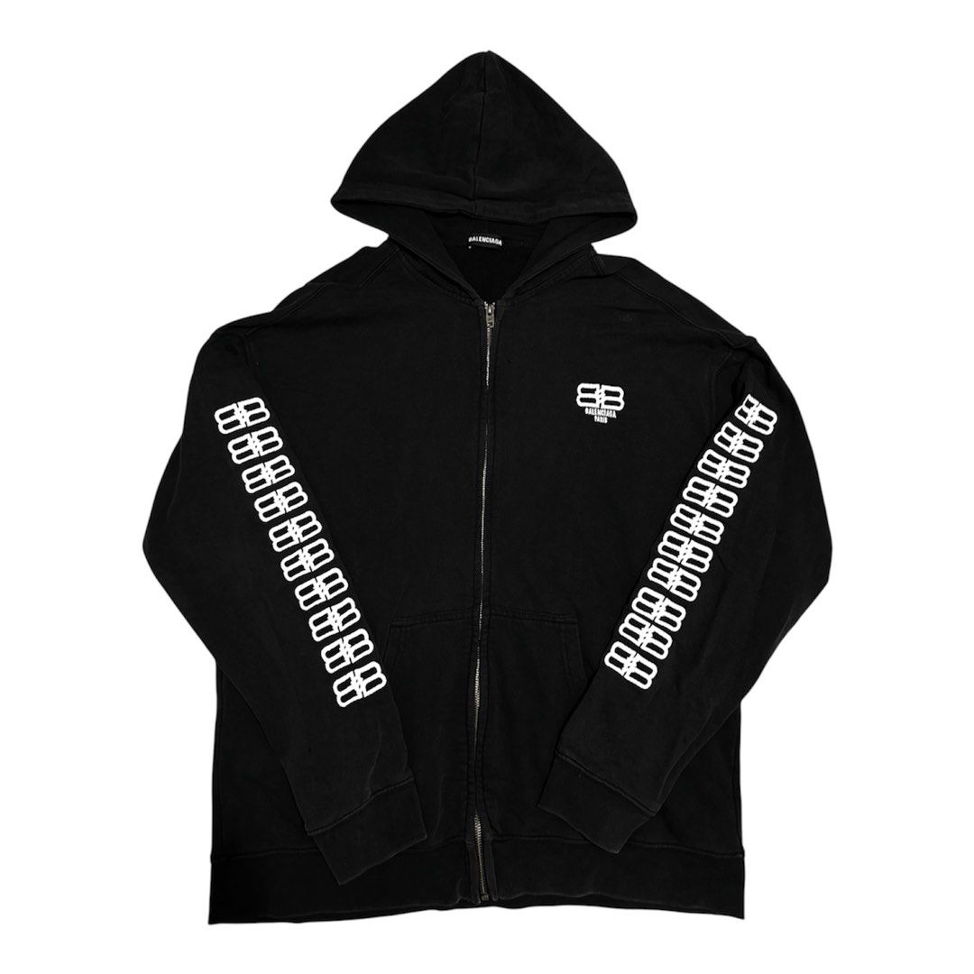 Balenciaga Zip Up Hoodie (Category: Coats, Jackets and Outerwear) located in Manila. Submitted by luvsosa (Listing ID 1439949741, Image 2). Description: -Size Larg -Gcash -J&T or Lalamove.