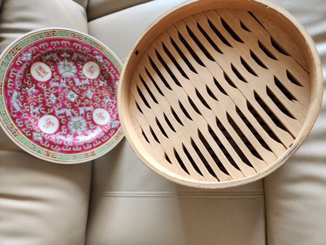 Bamboo Steamer with Plate463661643083304963