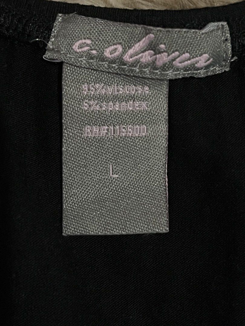C. Oliver Black Rhinestone Beaded V-Neck (Category: Others Tops) located in Taguig. Submitted by lilithryft (Listing ID 1439810138, Image 3). Description: C. Oliver Black Rhinestone Beaded V-Neck ₱125 ONLY • size L on tag • first to mine basis • no cancellation 📍taguig city MOD: J&T / Lalamove MOP: GCash 📍 Taguig City Lalamove – same day J&T – ship 1–2 days after payment .