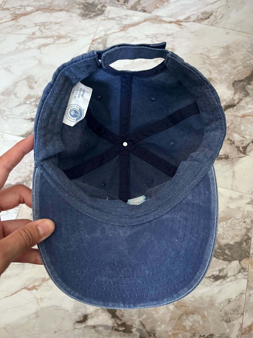 California Acid Wash Dad Hat (Category: Caps & Hats) located in Guagua. Submitted by copthacap_ (Listing ID 1439989297, Image 3). Description: condition: like new issue: none color may vary due to lighting mop: gcash shipping: J&T loc: guagua, pampanga (open for meet ups).