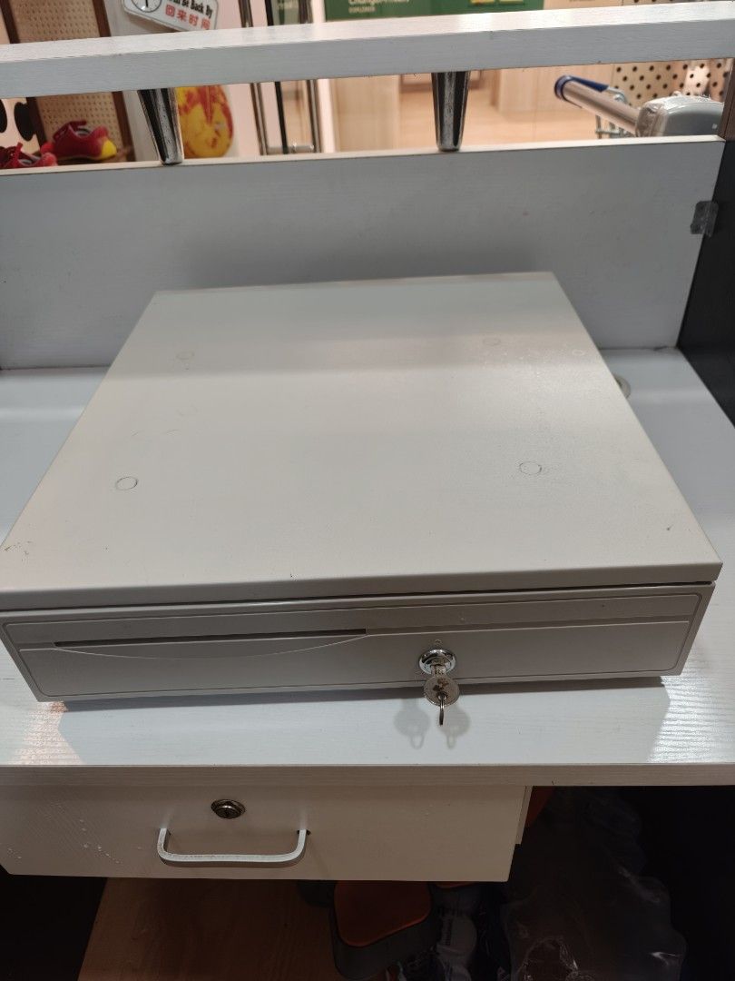Cash Drawer with Key - Light Grey463990286420561921