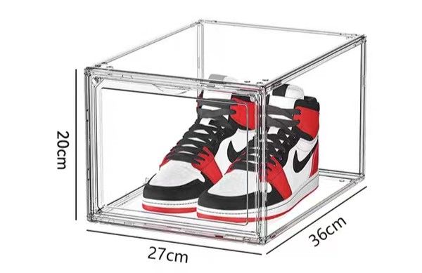 Clear Stackable Display Case (Category: Storage Boxes & Baskets) located in Singapore. Submitted by xtrao (Listing ID 1439914692, Image 1). Description: - Clear, stackable display boxes for easy viewing. - Perfect for showcasing your prized collection. - Protect your favorite from dust and damage. - Convenient front-opening door for easy access. - Dimensions: 36cm (L) x 27cm (W) x 20cm (H)..