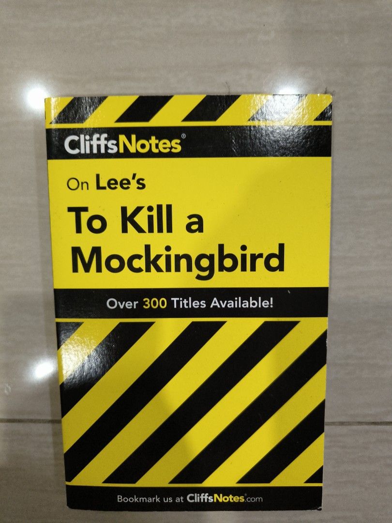 CliffsNotes To Kill a Mockingbird Study Guide (Category: Textbooks) located in Singapore. Submitted by zichar47 (Listing ID 1439988933, Image 1). Description: - CliffsNotes study guide for 'To Kill a Mockingbird' - Comprehensive analysis and insights - Ideal for students and literature lovers.