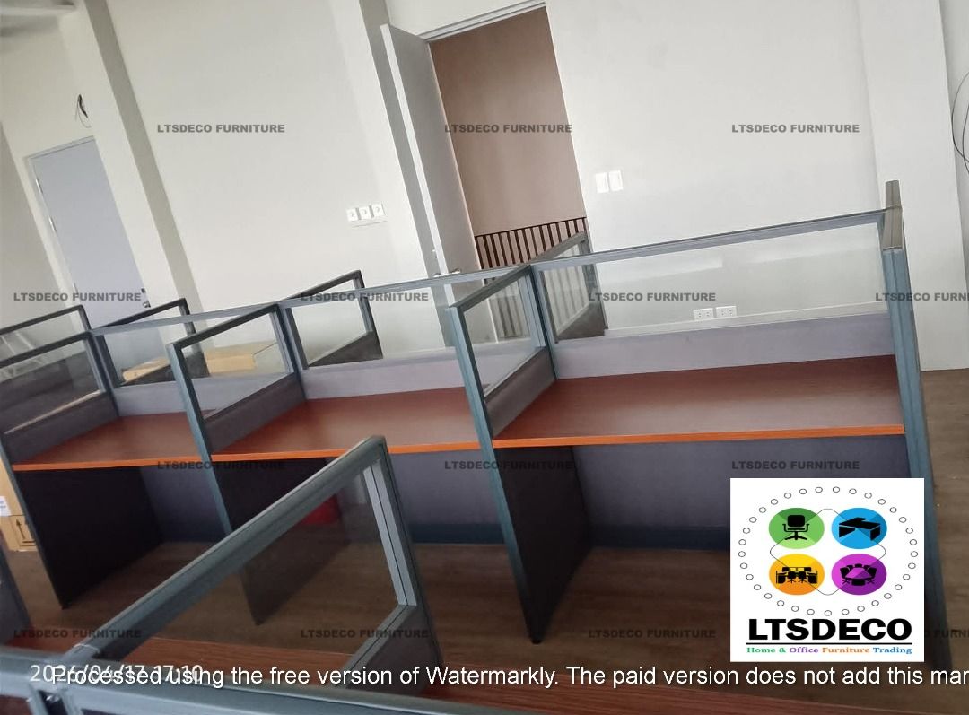 CUSTOMIZED WORKSTATION TABLE DESK OFFICE PARTITION FURNITURES ...