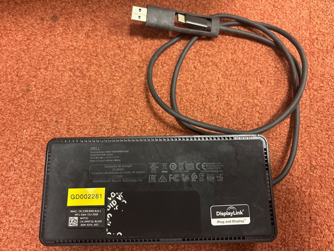Dell Docking Station D6000 - USB-C463842239527014400