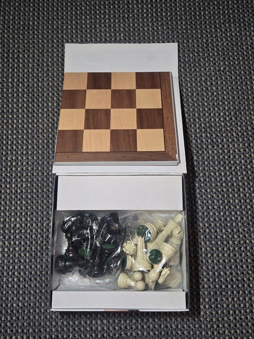 DGT Starter Box Chess Set (Category: Board Games & Puzzles) located in Manila. Submitted by cait_zie (Listing ID 1439833759, Image 2). Description: - Complete Inclusions - Never Used Payment via Gcash Shipment via Lalamove/Grab/J&T (Shipping Fee care of buyer).