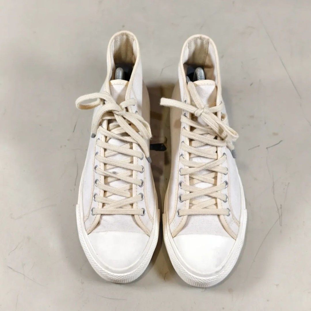 Double RL Mayport Canvas Mid Top Sneakers (Category: Sneakers) located in Roxas City. Submitted by fadesandpatinas (Listing ID 1439836394, Image 2). Description: Double RL Mayport Canvas Mid Top Sneakers Tagged 8 US TTS Authentic Double RL (RRL) Mayport canvas mid-top sneakers, crafted with the brand’s signature vintage-inspired approach to American sportswear. Built for durability and everyday wear, this pair combines rugged canvas construction 