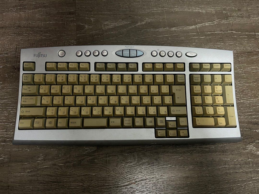 Fujitsu MV DESKPOWER C5/80LR Keyboard - Vintage Beige Mechanical ...