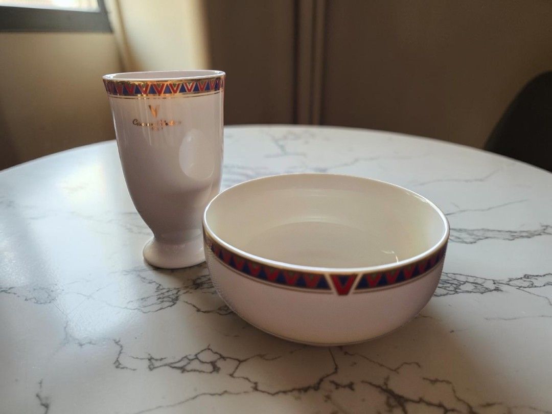 Giovanni Valentino Cup and Bowl (Category: Coffee & Tea Tableware) located in Quezon City. Submitted by buybyestuffmnl (Listing ID 1439973677, Image 1). Description: .