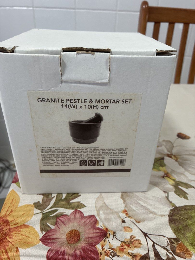 Granite Pestle & Mortar Set - New463782433239214080
