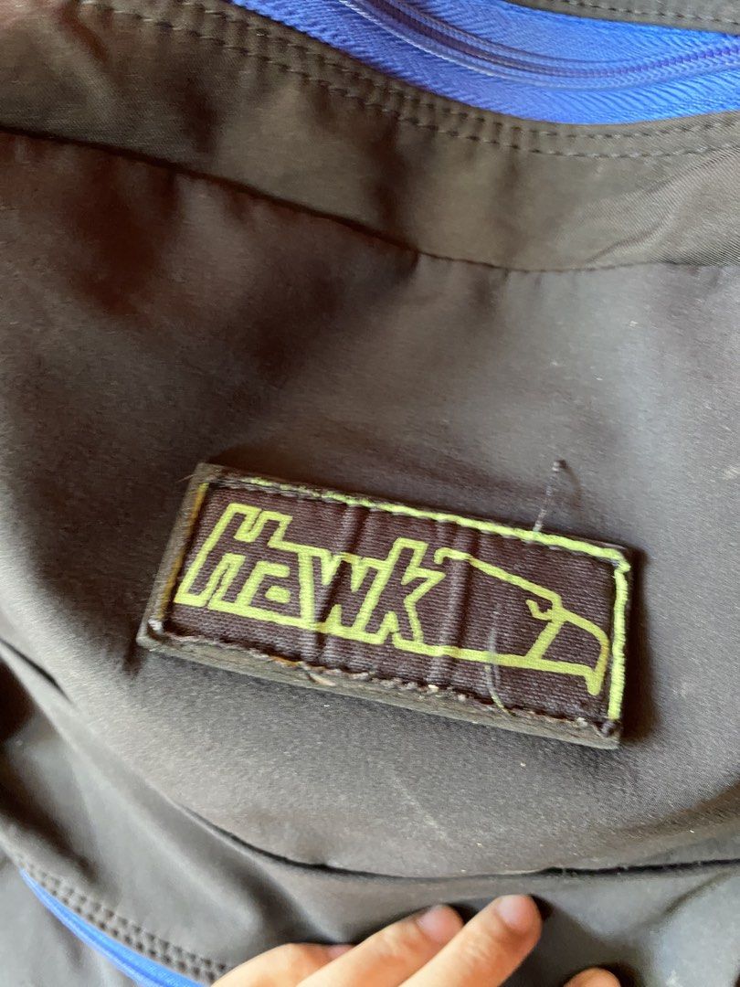 HAWK black and blue backpack for men school bag (Category: Backpacks) located in Imus. Submitted by fyema (Listing ID 1439855489, Image 2). Description: condition on pics imus cavite loc gcash jnt lalamove.