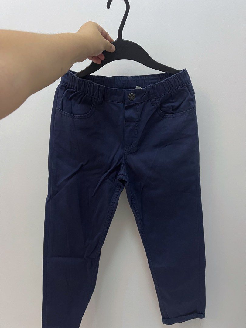 H&m pants set of 3 (Category: Babies & Kids Fashion) located in San Fernando. Submitted by eminem2902 (Listing ID 1439871611, Image 3). Description: size 9-10Y brand new brown- washed only.