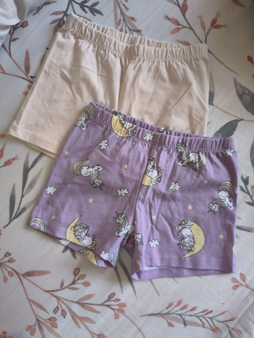 [2 pcs] H&M unicorn themed shorts (Category: Babies & Kids Fashion) located in Santa Rosa. Submitted by authenticsforless (Listing ID 1439854574, Image 1). Description: ✅ never been used, brandnew, nagupit na po tag ✅ 💯 authentic H&M ✅ sized 2T on tag ( 2-3 yrs old).