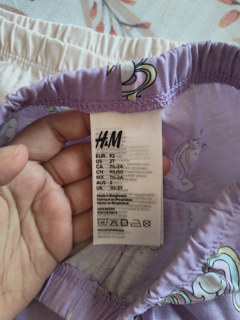 [2 pcs] H&M unicorn themed shorts (Category: Babies & Kids Fashion) located in Santa Rosa. Submitted by authenticsforless (Listing ID 1439854574, Image 3). Description: ✅ never been used, brandnew, nagupit na po tag ✅ 💯 authentic H&M ✅ sized 2T on tag ( 2-3 yrs old).