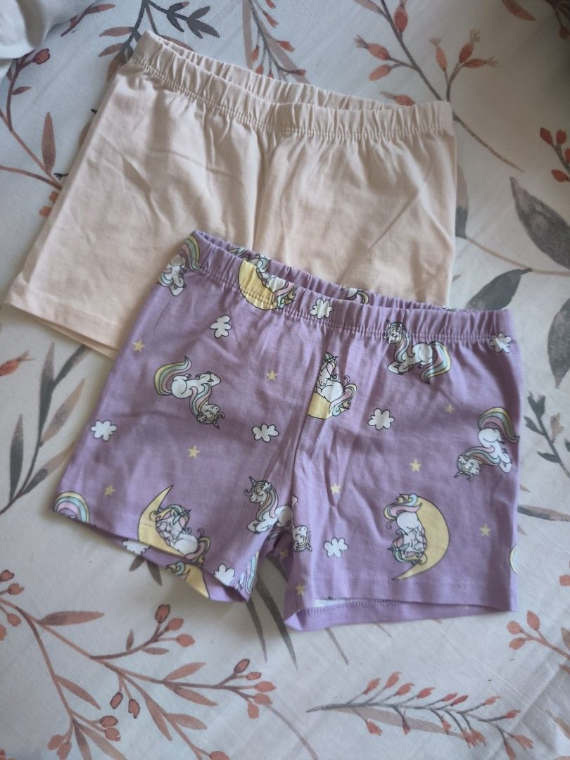 [2 pcs] H&M unicorn themed shorts (Category: Babies & Kids Fashion) located in Santa Rosa. Submitted by authenticsforless (Listing ID 1439854574, Image 2). Description: ✅ never been used, brandnew, nagupit na po tag ✅ 💯 authentic H&M ✅ sized 2T on tag ( 2-3 yrs old).