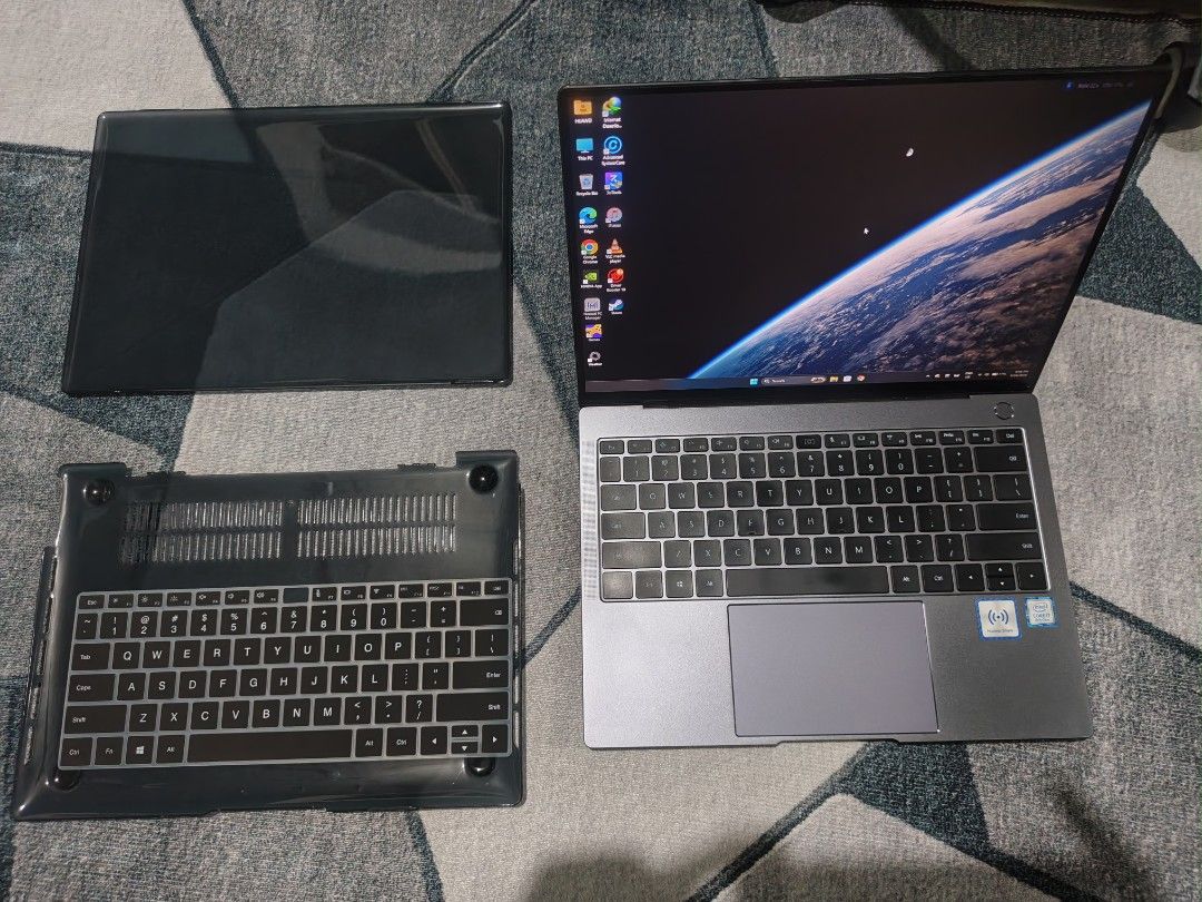 Huawei Matebook X Pro (Category: Laptops & Notebooks) located in Cabanatuan. Submitted by nik.ko (Listing ID 1439857726, Image 1). Description: READ!!! For sale only Auto pass sa swap Huawei matebook x pro 2019 Windows 11 pro 25h2 Intel i7-8565U 8th Gen 16gb ram 2133mhz 2gb nvidia geforce mx250 gpu 1tb m.2 ssd Touchscreen Backlit keyboard With fingerprint Popup camera Malakas speaker Battery upto 4hrs No issues No dents No dead pixels Minimal scr